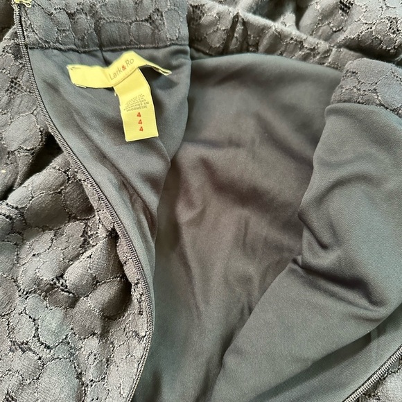 Lark & Ro Navy Blue Lace midi Dress Size 4 - Picture 17 of 17